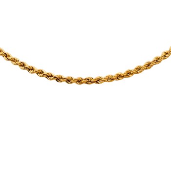 9ct gold (Hollow) 4.3g 18 inch rope Chain